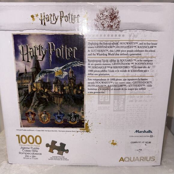 Harry Potter Wizarding World Jigsaw Puzzle - Aquarius 1000 PCS 20” x 28” NEW - Picture 4 of 5